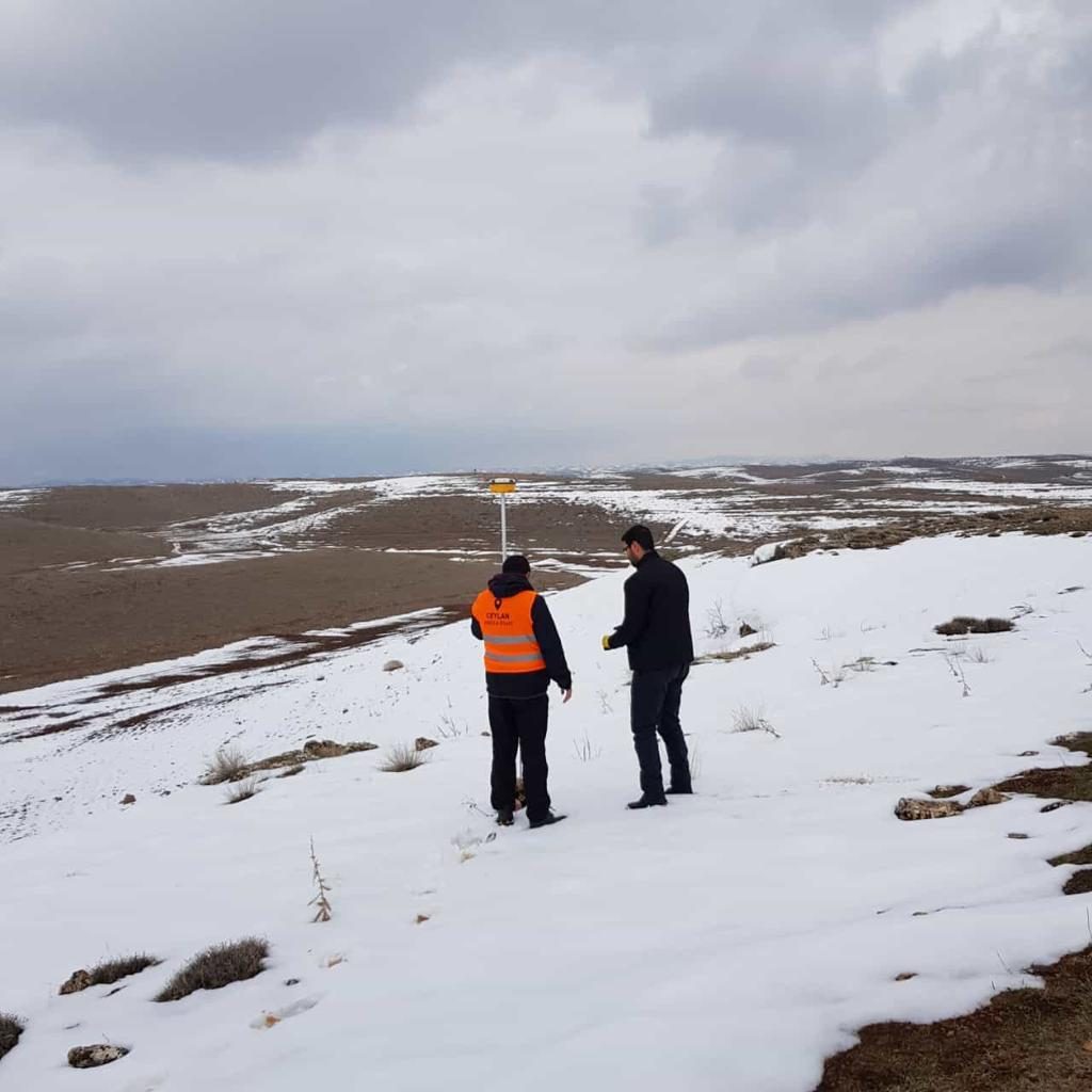 Kar altında arazi ölçümü